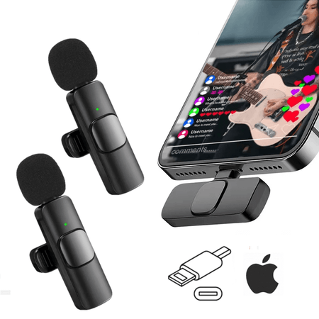 Microfono Solapa Doble K9 USB-C